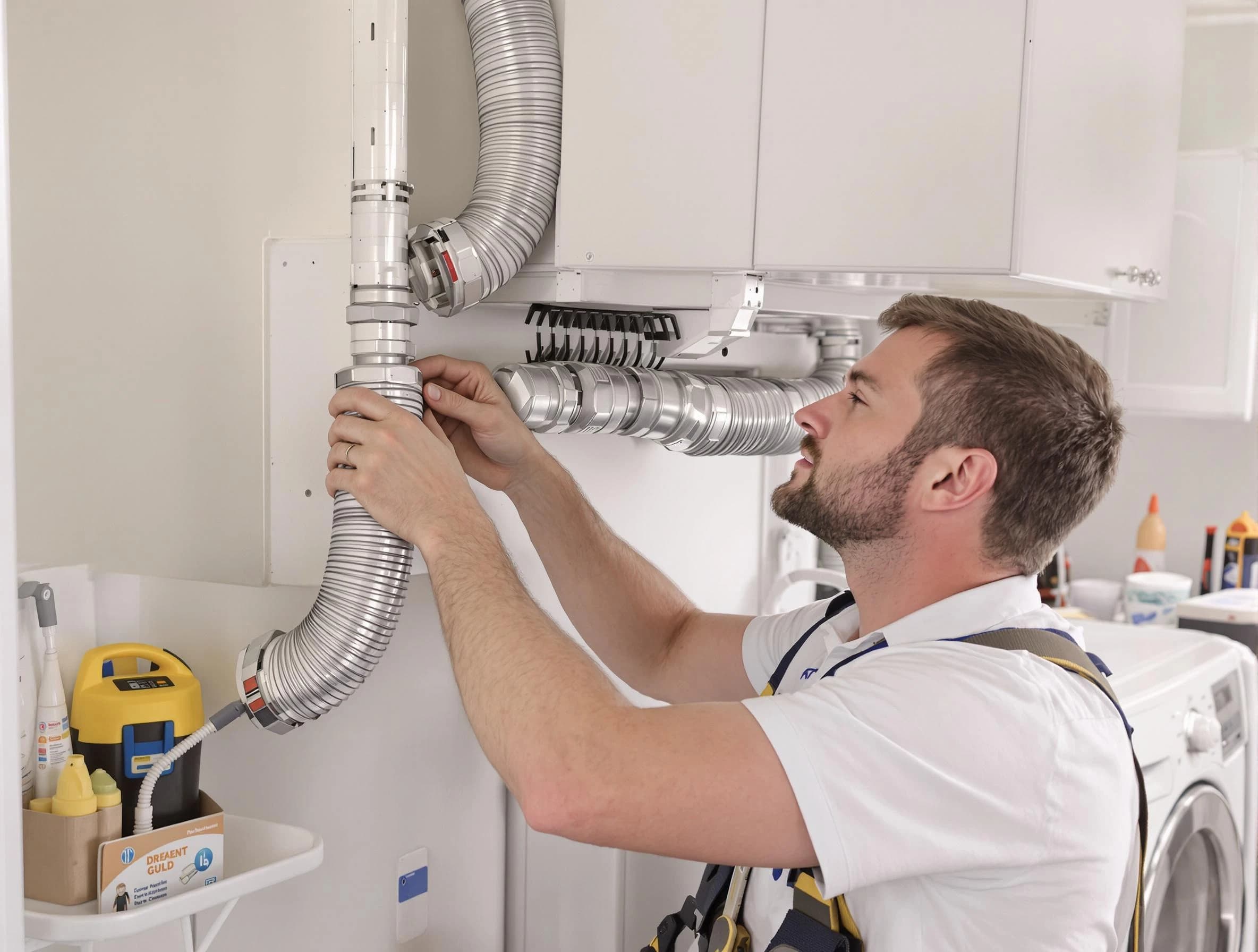 Professional dryer vent repair and installation by South Park Dryer Vent Cleaning in South Park