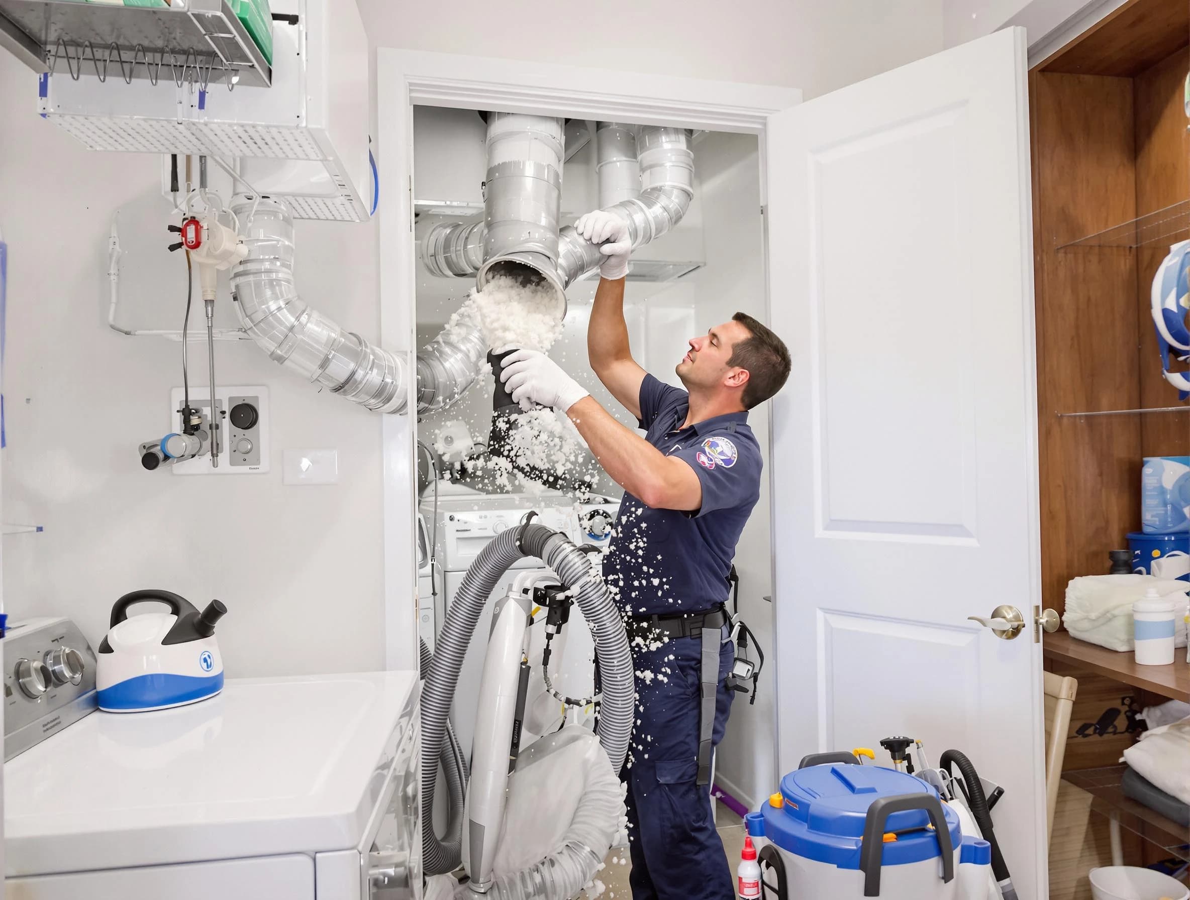 South Park Dryer Vent Cleaning technician delivering thorough residential dryer vent cleaning service in South Park