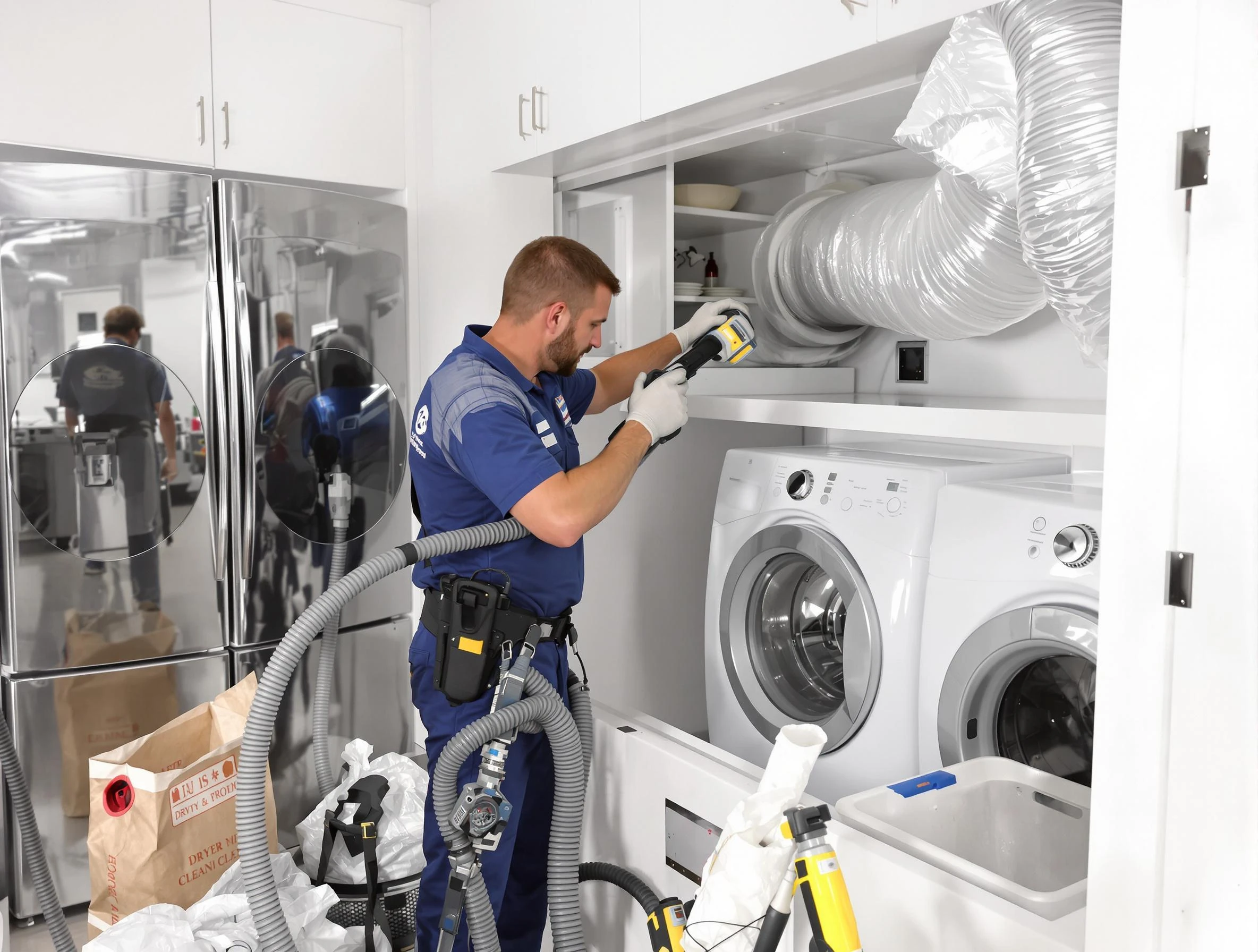 Professional duct cleaning by South Park Dryer Vent Cleaning in South Park