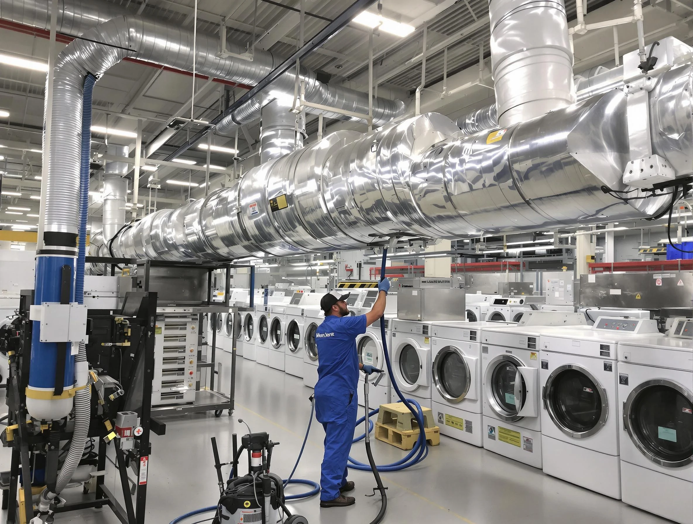 South Park Dryer Vent Cleaning team performing heavy-duty industrial dryer vent cleaning in South Park