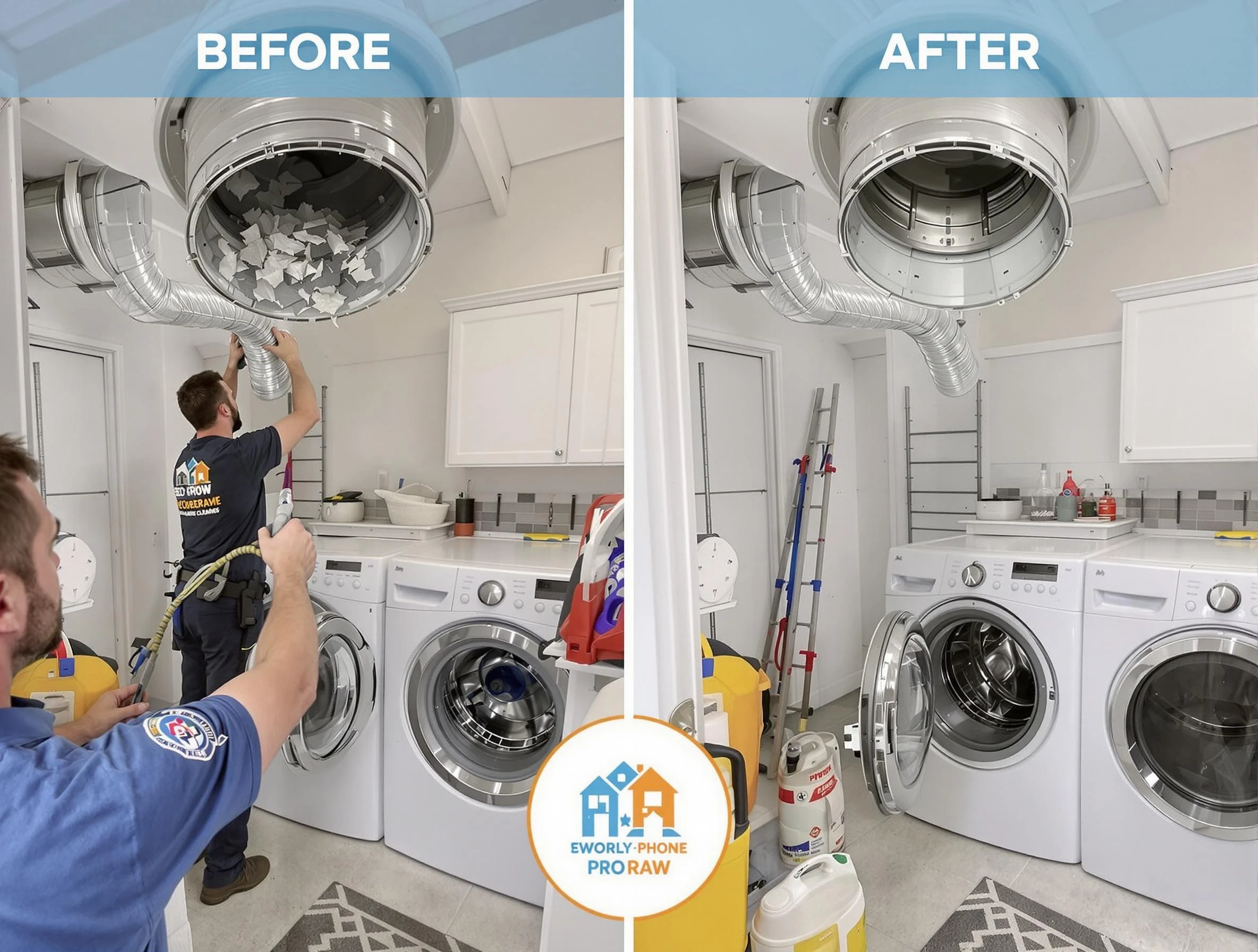 Residential dryer vent cleaning by South Park Dryer Vent Cleaning in South Park